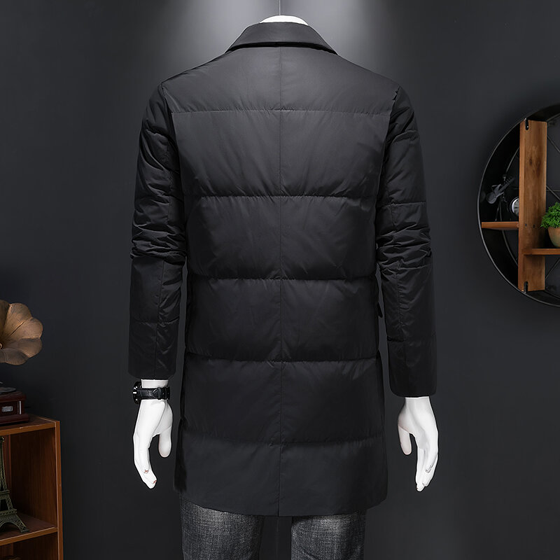 Batmo 2022สินค้ามาใหม่สำหรับฤดูหนาวคุณภาพสูง90% เป็ดสีขาวลงแจ็คเก็ตผู้ชาย,ชายหนา Warm Overcoat เสื้อฝน8705