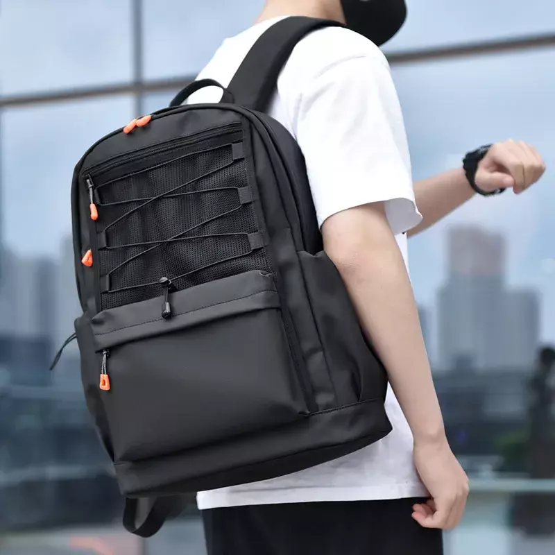 Tas punggung pria kapasitas besar, tas sekolah olahraga, tas punggung komputer, tas bisnis, tas sekolah siswa, tas modis pria dan wanita