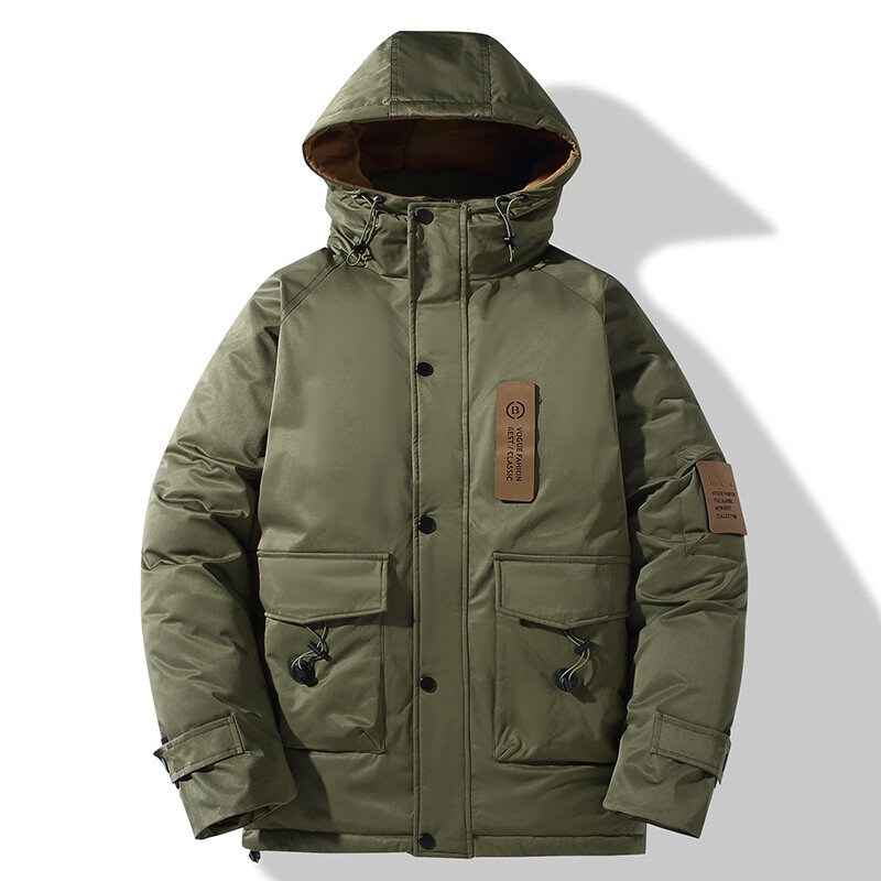 Manteau d'hiver en coton pour hommes, vêtements de travail décontractés, grande taille, mi-long, chapeau, degré froid, tendance, nouveau, 160kg, 10XL, 9XL
