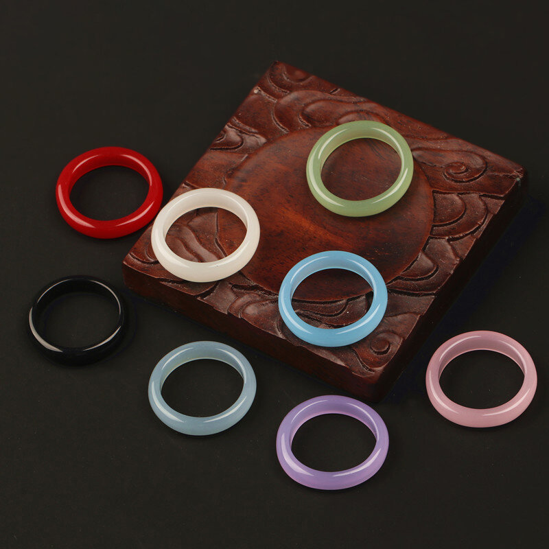 Anello d'imitazione anello da corsa numerico ciondolo ciondolo anello accessori nappa con perline