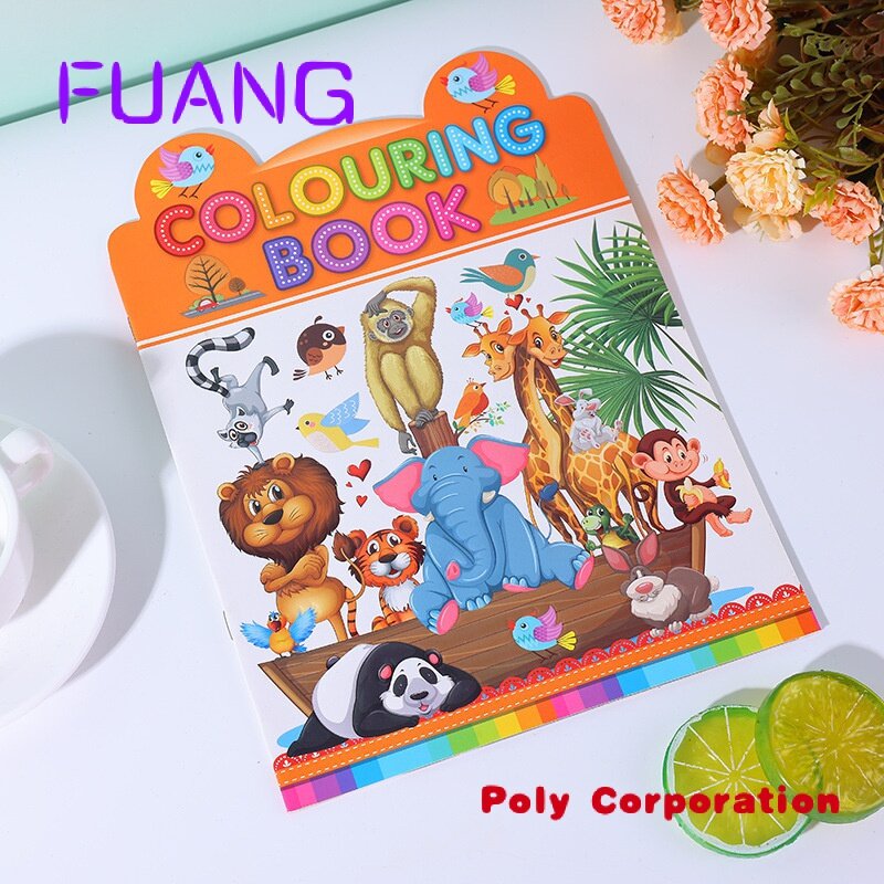 Libro de dibujo para colorear para niños, impresión personalizada, venta al por mayor