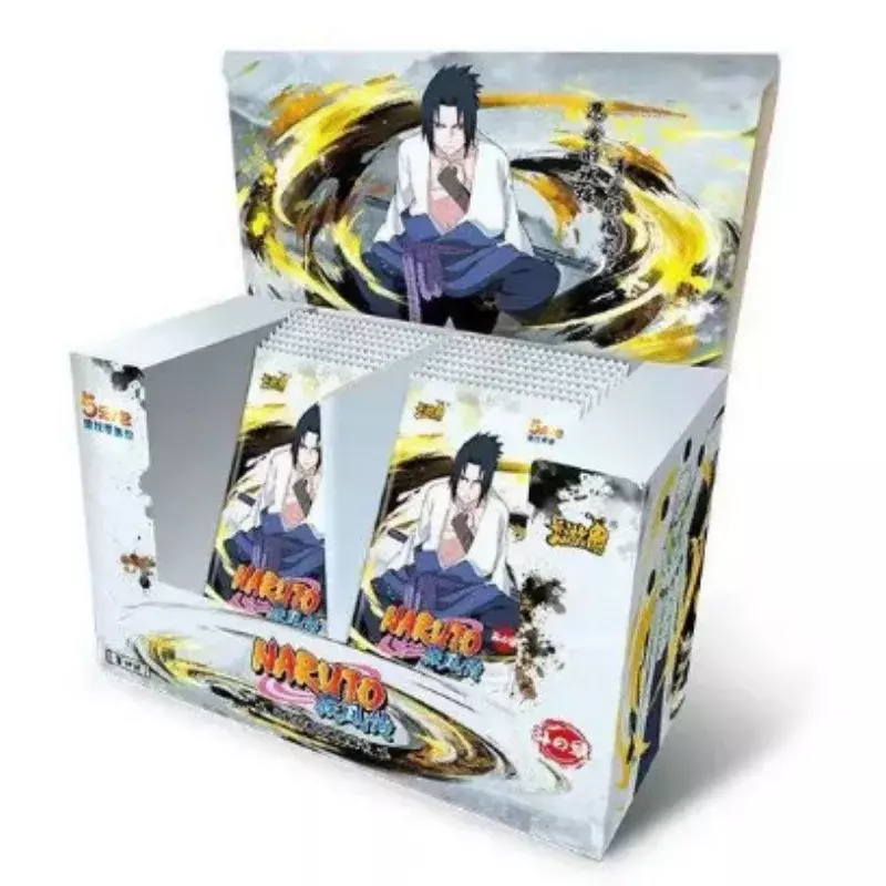Naruto Kayou Kaarten Colletion Anime Randapparatuur Personages Uchiha Sasuke Kaarten Doos Papier Hobby Kindercadeaus Speelgoed Randapparatuur