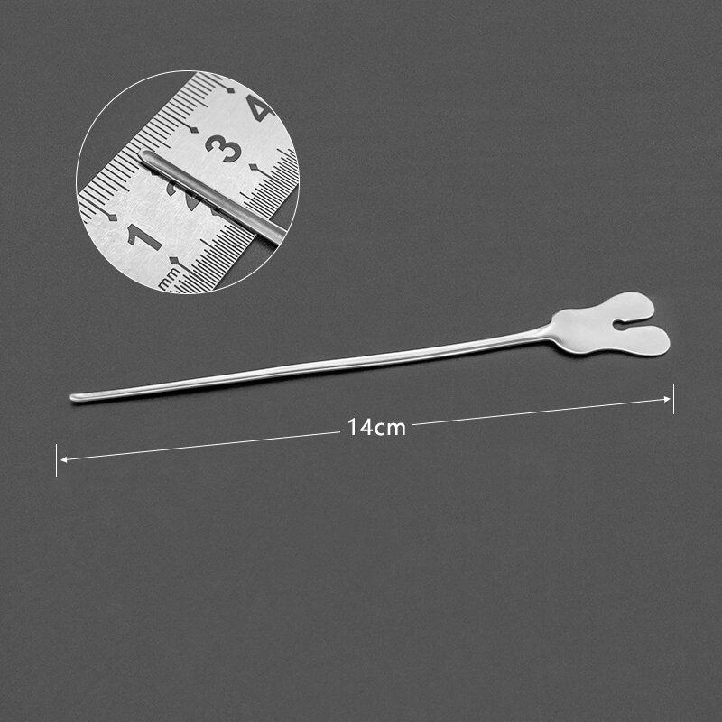 Stainless Steel Grooved Probe Anal Grooved Stabbing Probe Examination Guides Anorectal Instruments