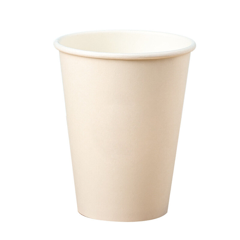 Taza de café desechable, vaso de papel con logotipo, fabricante de productos personalizados, 8 onzas
