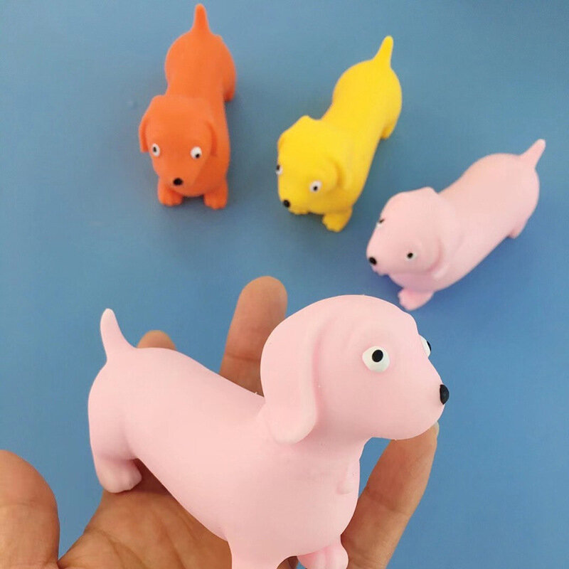 Zabawki dekompresyjne Lala psy popularne ugniatanie zawór do dekompresji Squishys artefakt kiełbasa dogugniatanie odbicie zabawki mops игрушки