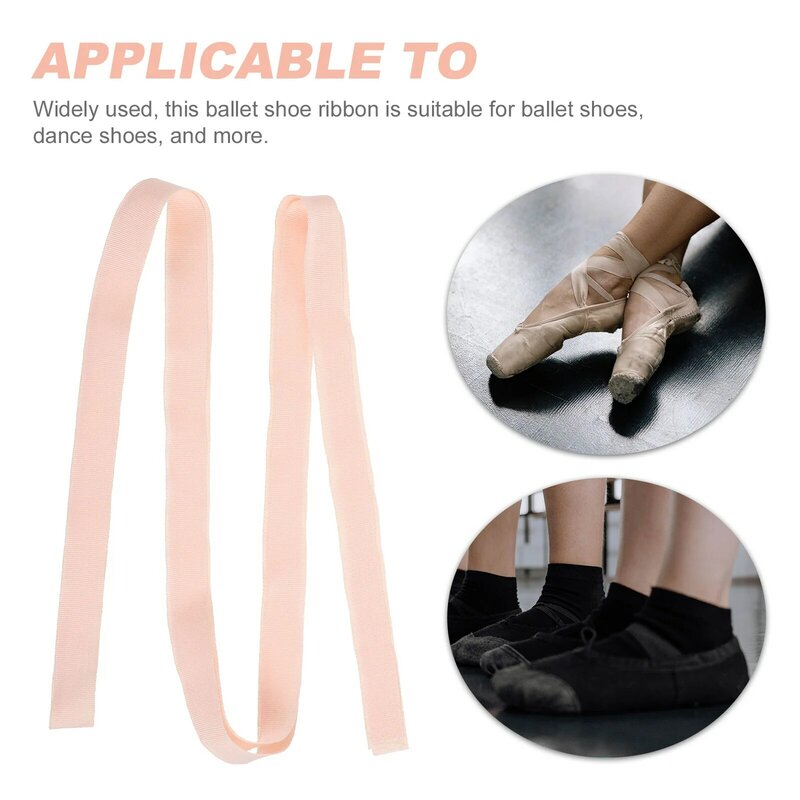Cordones de zapatos reutilizables para mujer y niña, cinta de zapatos para espectáculo de baile