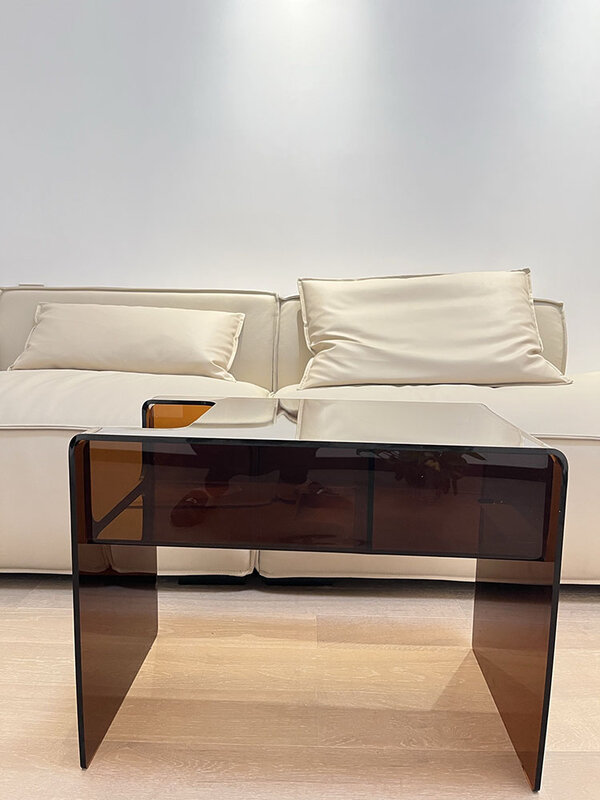 Furniture Acrylic Coffee Table Transparent Living Room TV Cabinet Sofa Side Table Storage Cabinet Leisure Balcony Tea Tables
