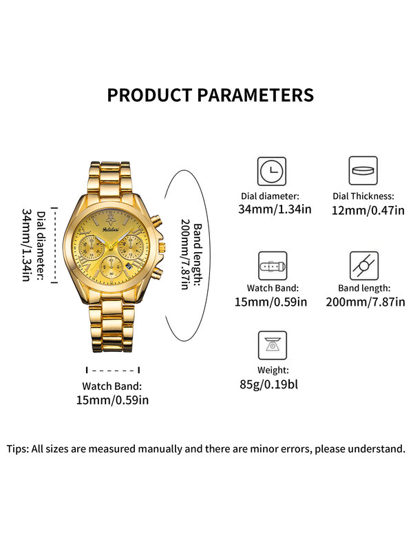 Yalusi 2024ใหม่ล่าสุดกล่องนาฬิกาคู่รักสีทองหรูหราลดกระหน่ำอุปกรณ์กำจัดนาฬิกาของขวัญวาเลนไทน์ชุบด้วยไอออน