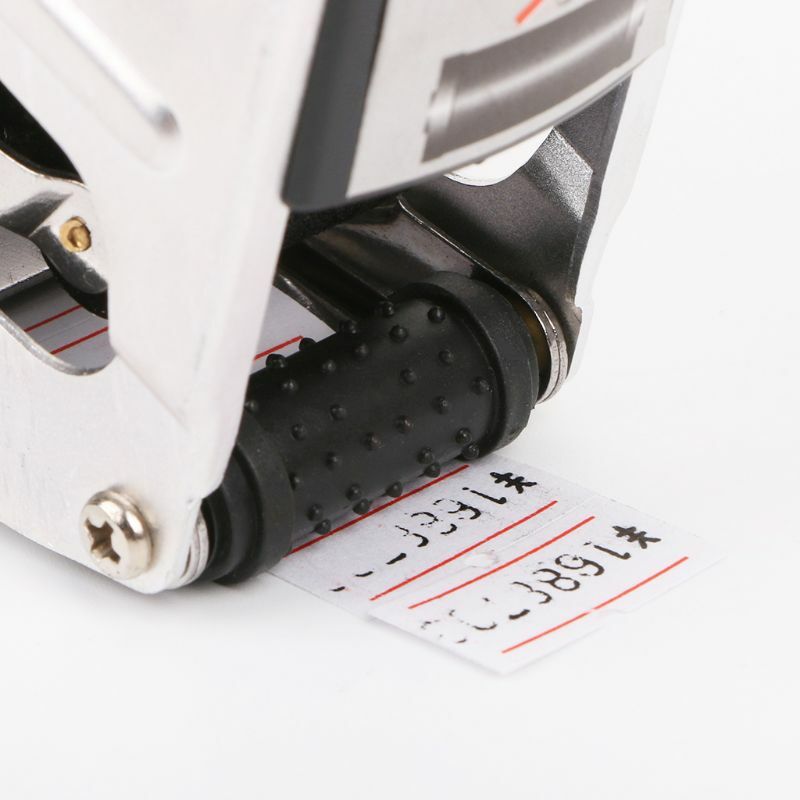 MX-H813 Línea A Etiqueta precio 8 dígitos Etiquetadora Etiquetadora Etiqueta papel para venta por menor St