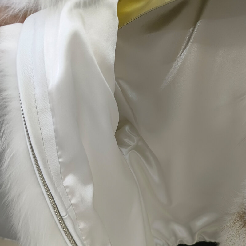 Manteau en Fourrure group pour Femme, Veste d'Hiver Chaude et Décontractée, de Bonne Qualité, Taille Personnalisable, 100% Naturel