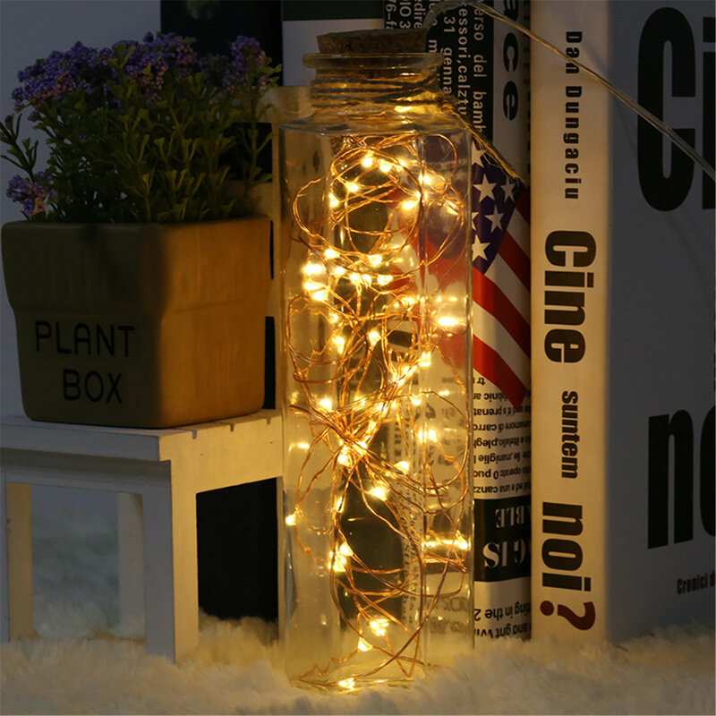 Tira de luces LED de 3,3 pies para decoración del hogar, miniluces impermeables para dormitorio, jardín, boda, fiesta, Festival