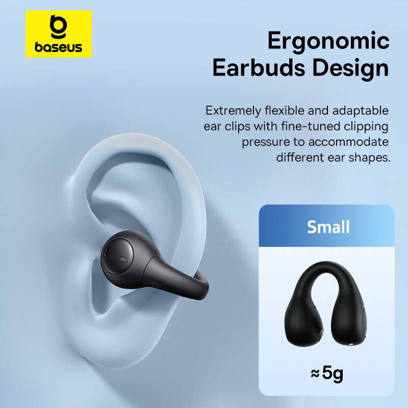 Baseus-auriculares inalámbricos AirGo AS01, audífonos con Bluetooth 5,3, 2 micrófonos, ENC, HD, reducción de ruido, deportivos