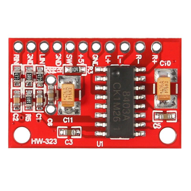 Placa amplificadora Digital Super Mini PAM8403, 2x3W, Clase D, 2,5 V a 5V, eficiente