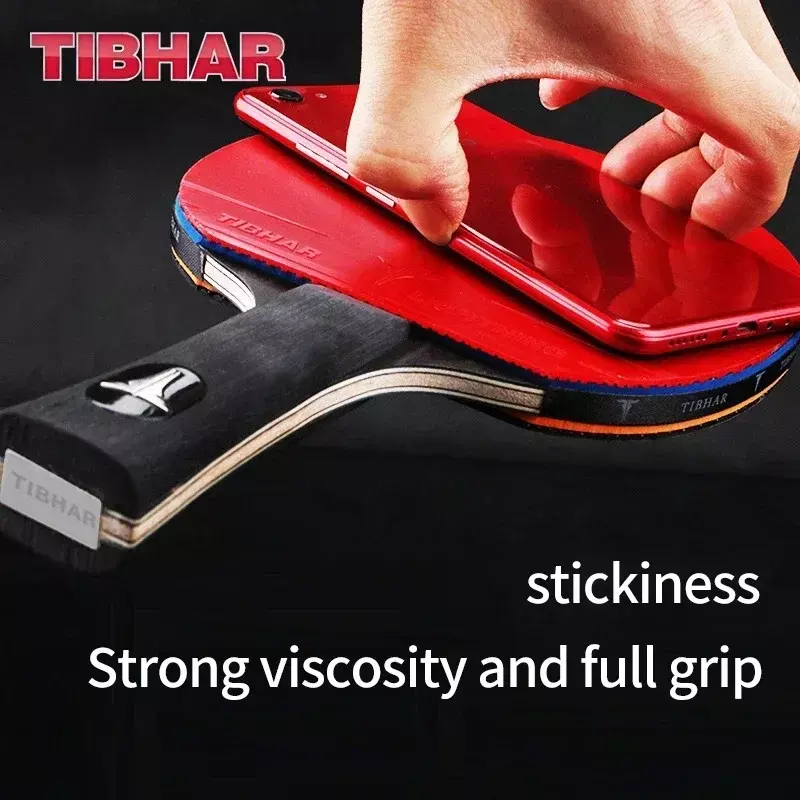 TIBHAR 9 Star Table Tennis Racket Superior Sticky Rubber Carbon Blade Ping Pong Rackets Professional Pimples-in Sticky Original