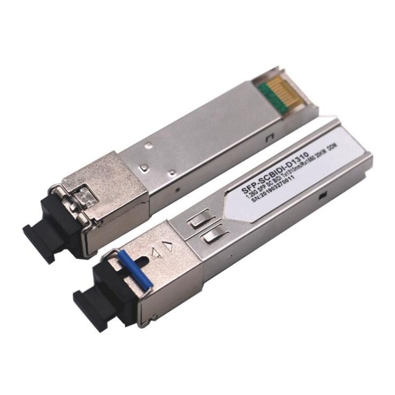Commutateur optique SC GPON à fibre unique, 20km d'autonomie, technologie Gigabit, compatible avec HP H255.Switch