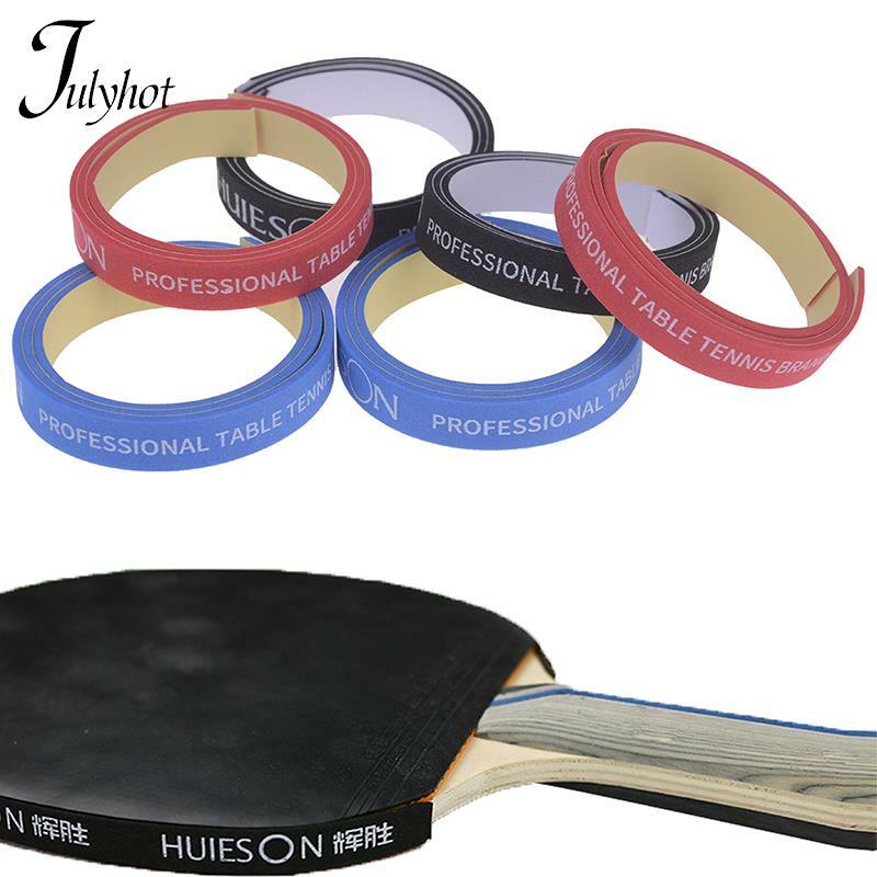 Table Tennis Racket Edge Tape, Acessórios Profissionais, Ping Pong Bat, Fita Lateral Protetora, 1 Par