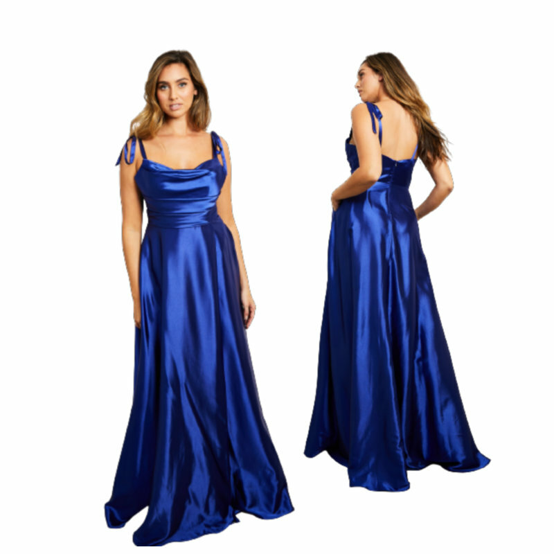2024 New Elegant Satin Evening Gown SH-052