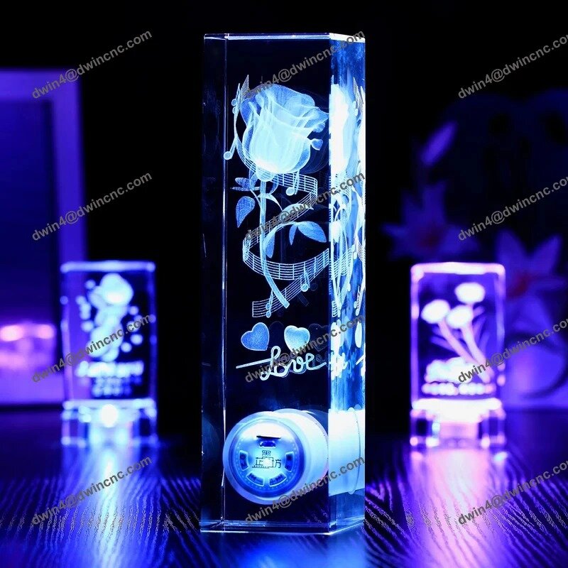 3d photo crystal  engraving machine price with 532nm  power