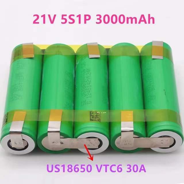 (customized) 18650 vtc6 battery 3000mAh 30amps screwdriver battery electrode battery 3s1p 4s1p 5s1p 4s2p 5s2p