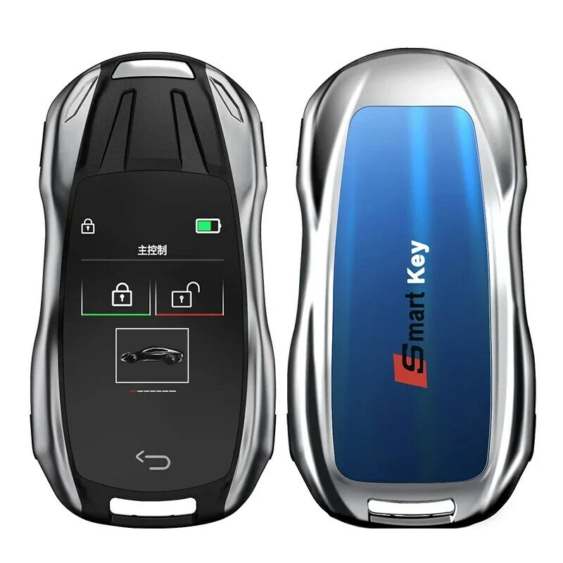 Muslimuniversal modificato Remote Smart Key schermo LCD Keyless Entry per BMW/benz/Audi/Toyota si adatta a tutte le auto One-key start ma