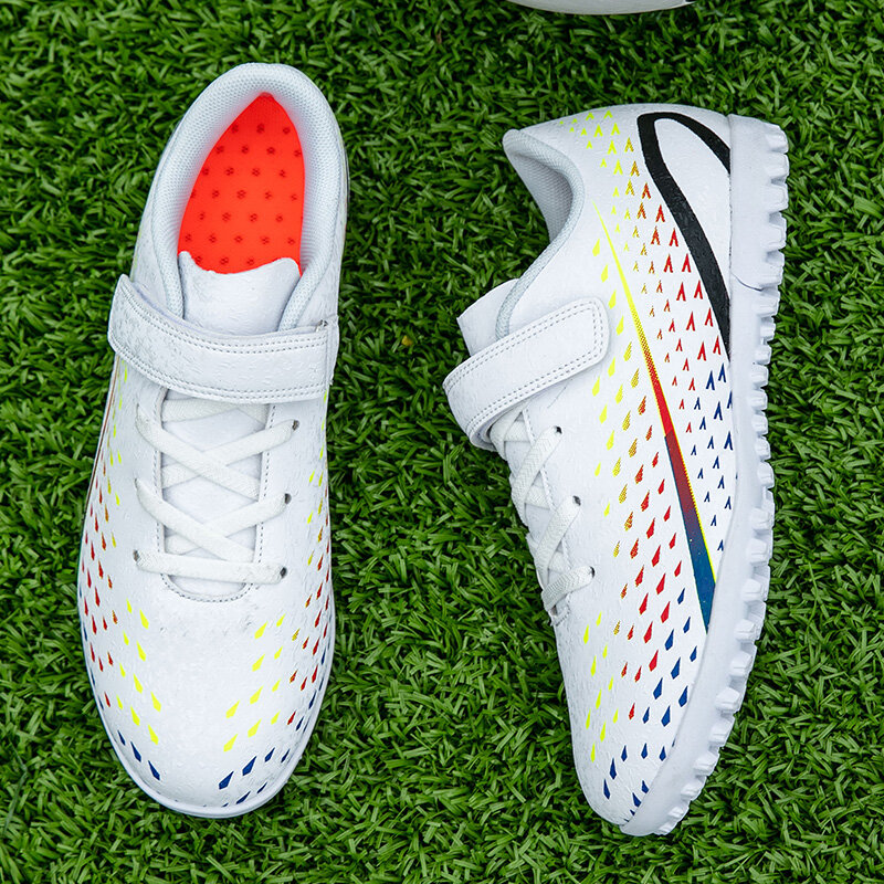 Messi scarpe da calcio bambini offerte all'ingrosso scarpe da calcio Futsal Training bambini chuteira society Sneakers sportive scarpe Unisex
