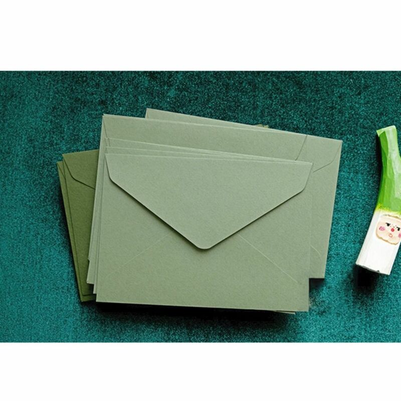 20pcs/pack C6 Western Envelopes Paper Vintage Velvet Texture Letters Envelopes Gift Wrap Pouch Greeting Cards