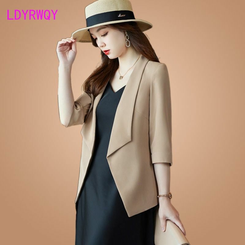 Short Suit Coat Women's Spring/Summer 2023 New Cardigan Fashionable Loose Fit Small Casual Suit Blazers