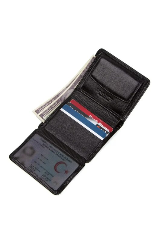 Мужской кошелек и бумажник для карт из 100 натуральной кожи