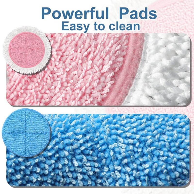 Almohadillas de tela para mopa eléctrica BOBOT, accesorios de limpieza, herramientas para el hogar, paquete de 4 piezas de repuesto