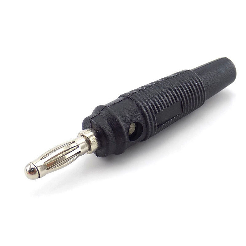 4mm rot schwarz Bananen stecker Adapter löt freie Seite stapelbar für Lautsprecher Video Audio av DIY Anschlüsse h10