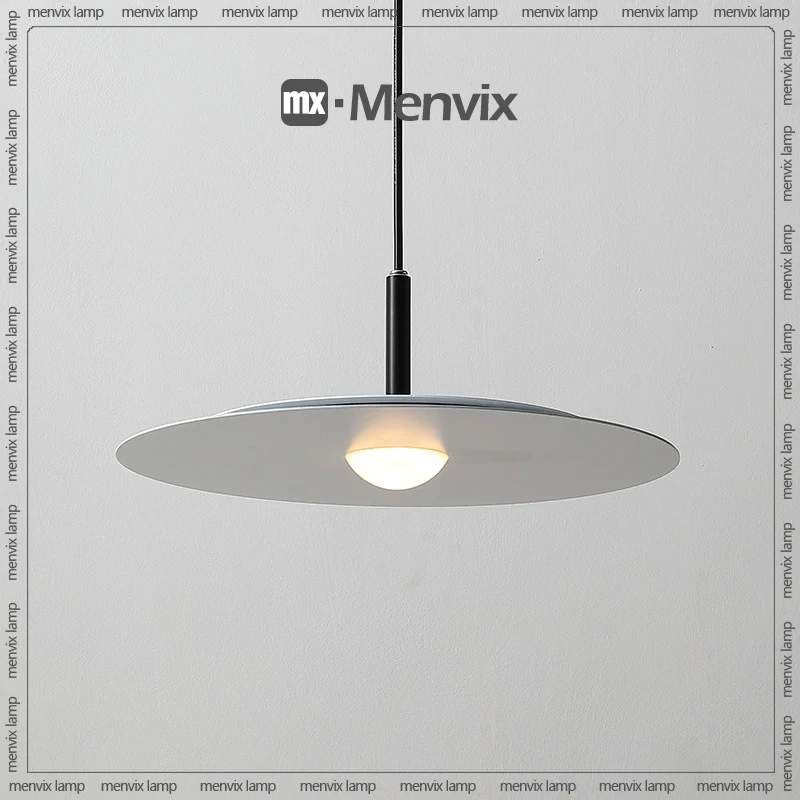 Menvix lampu gantung kepribadian Modern piring terbang dekorasi rumah Denmark meja makan desainer Bar ruang tamu lampu liontin UFO