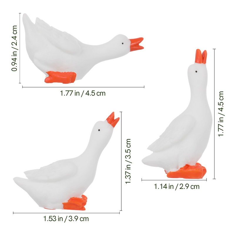 Cartoon Adorable Desktop Flowerpot Goose Shaped Decoration Rabbit Toys For Cabinet Squirrel Figurine Desktop Decorations