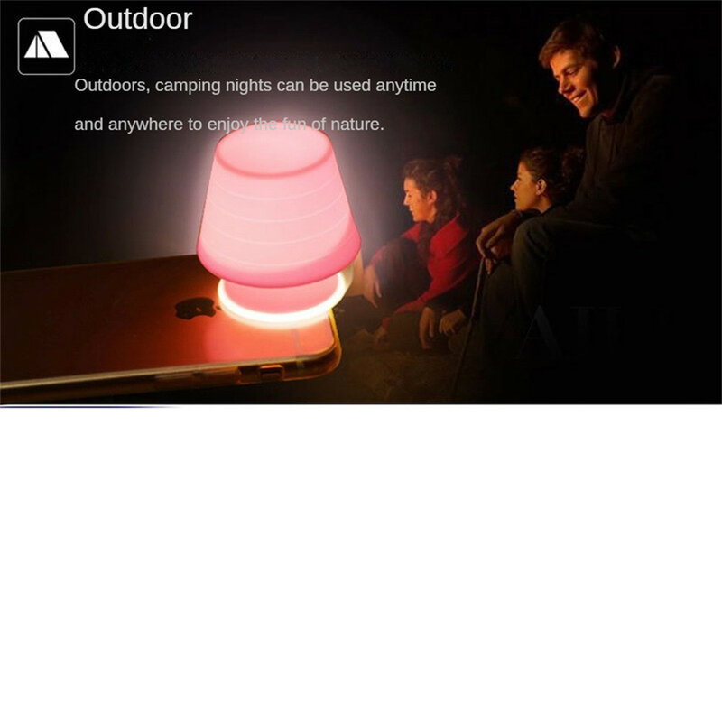 실리콘 휴대폰 램프, 창의적인 휴대폰 램프 브래킷, 보조 조명, 작은 야간 조명, 이상한 작은 야간 램프