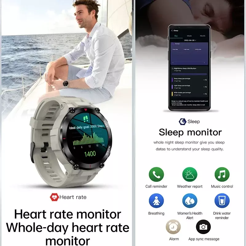 Mi Home GPS inteligentny zegarek mężczyźni zegarki sportowe na świeżym powietrzu wodoodporny Fitness 24-godzinny tętno monitor tlenu we krwi Smartwatch IP68