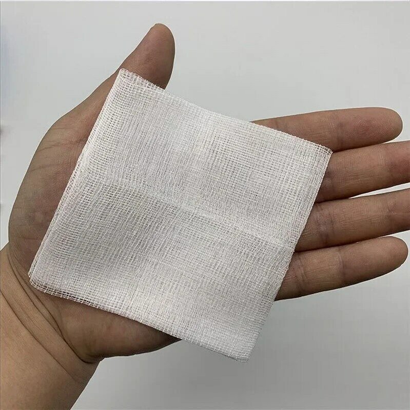 10Pcs/pack Cotton Gauze Pad for First Aid Kit Skin Patch Dressing Waterproof Wound Dressing Sterile Gauze Pad Wound Care