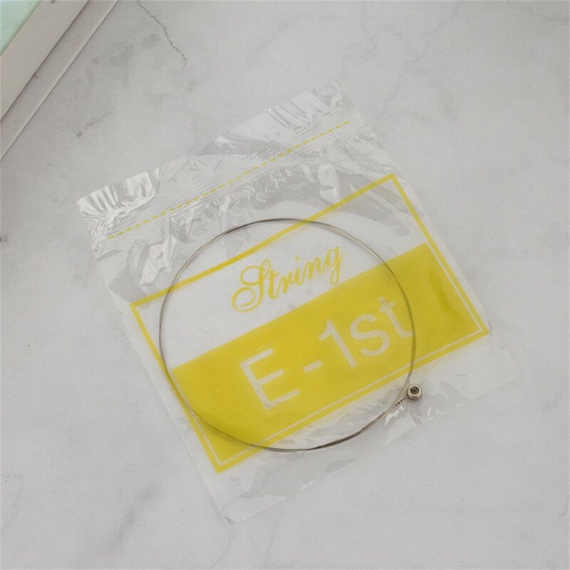 1 Pcs For Guitar String E-1st/B-2nd/G-3rd/D-4th/A-5th/E-6th.replacement Exceptional Tone Longevity Tone Steel Core High Quality