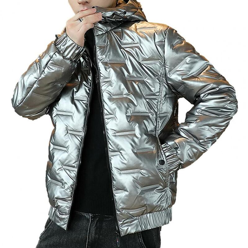 2024 giacche invernali uomo Parka luminoso addensato giacche impermeabili calde piumini maschili abbigliamento uomo