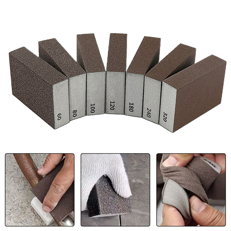 Power Tool Sanding Sponge Block Washable 100x70x25mm Easy To Use Reliable Sponge Durable High Quality Material