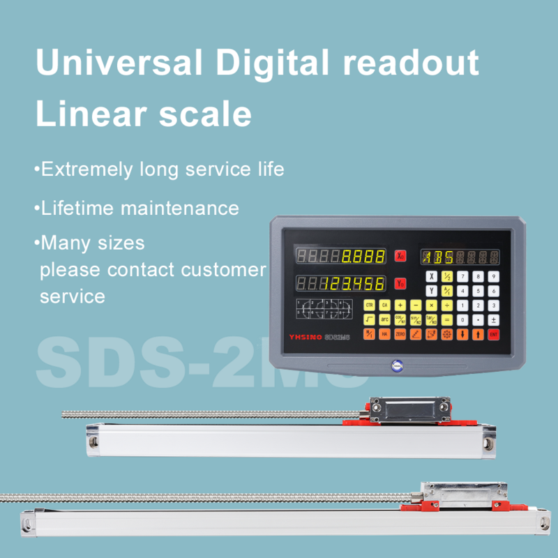 SDS3MS Pembacaan Digital KA300 Set/Kit YHSINO 5U Skala Linier/Encoder/Sensor 100MM Hingga 1000MM Dro untuk Pabrik Bubut CNC Panas Satu Cepat