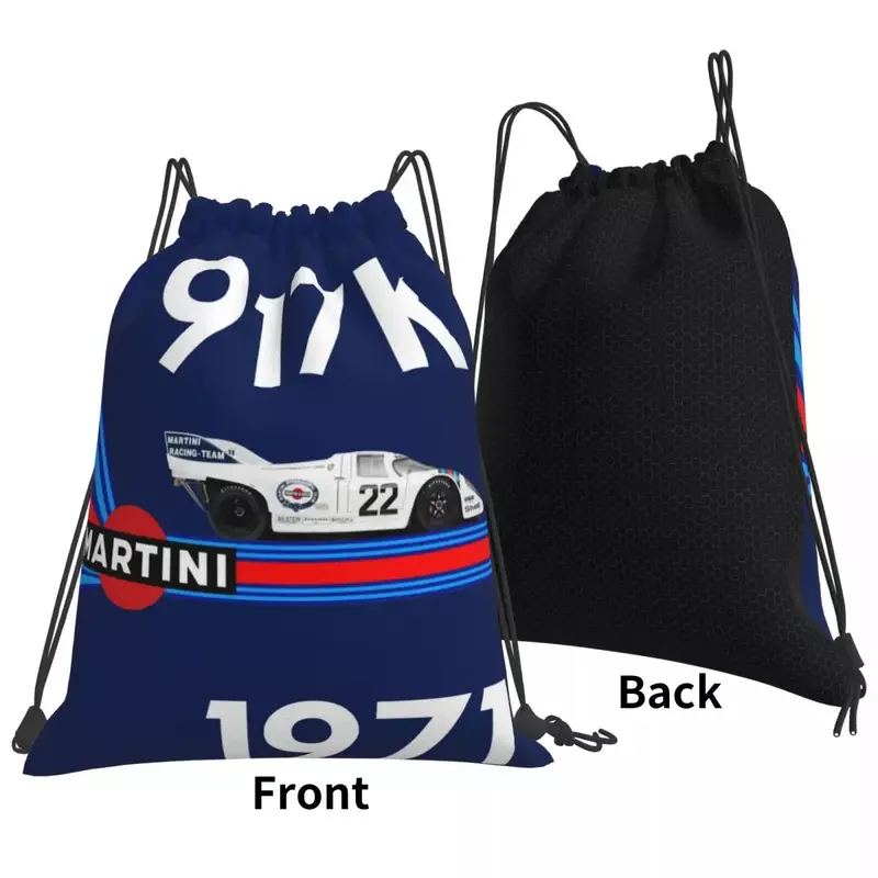 Martini Racing 917K 1971 рюкзаки, портативные сумки на шнурке, сумка на шнурке с карманом для хранения, сумки для книг для мужчин и женщин, для школы