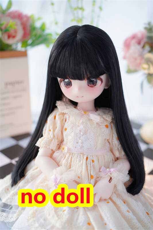 BJD SD wig Suitable for 1/3 1/4 1/6 doll wig high temperature silk Long hair bjd accessories