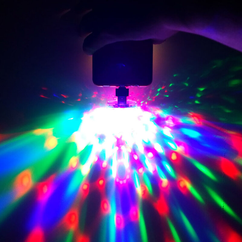 ไฟดิสโก้ Light Mini Rgb Usb โคมไฟมือถือไนท์คลับไฟแสงเวทีปาร์ตี้เกม Puissant ไฟอัตโนมัติ Strobe Laser Show