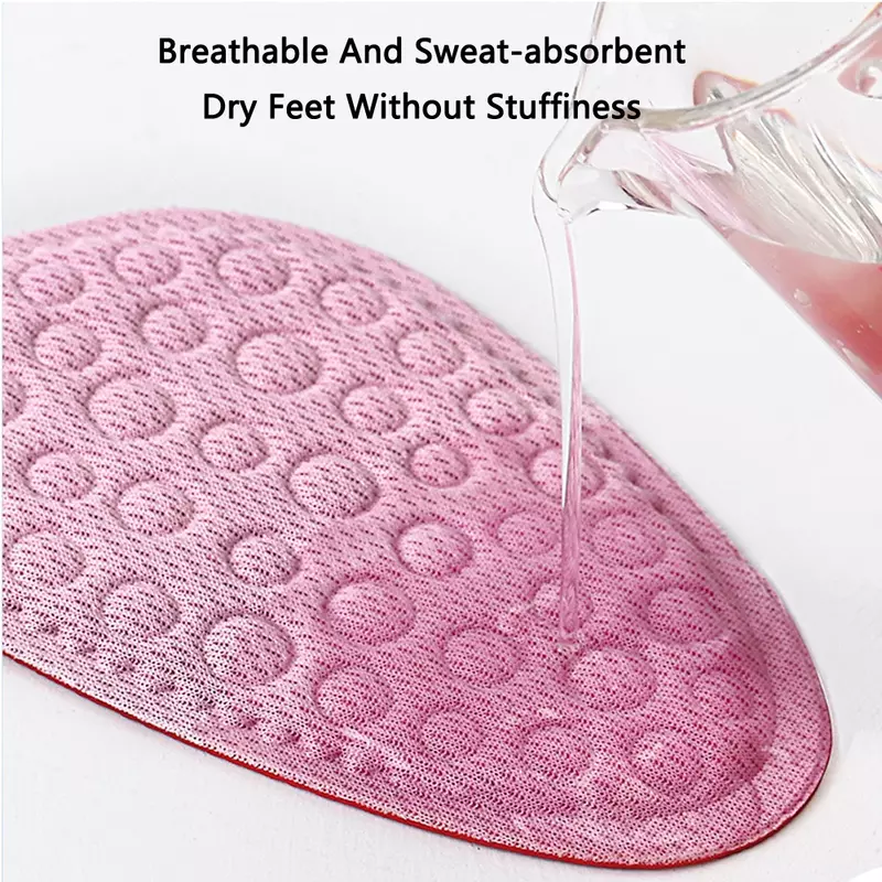 Non-slip Forefoot Pads for Women High Heels Women Cushion Pain Relief Foot Care Pad Half-size Insert Shoe Sole Foot Insoles