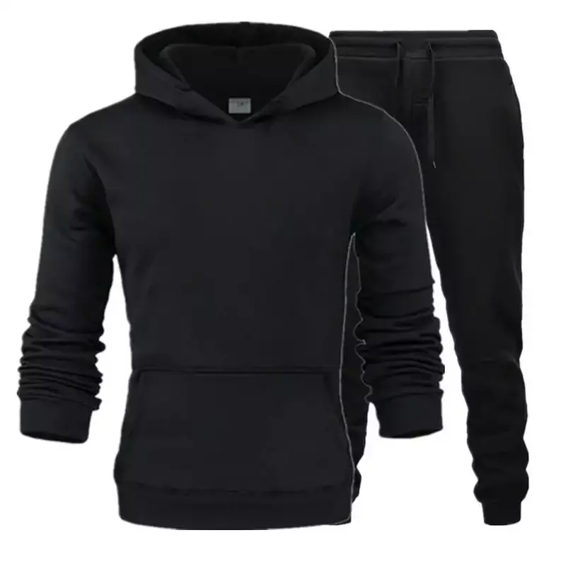 2023 Spring and Autumn New Product Trendy Brand Fashion Men's and Women's Couple Hooded Sweater Guard Pants Two Piece Set