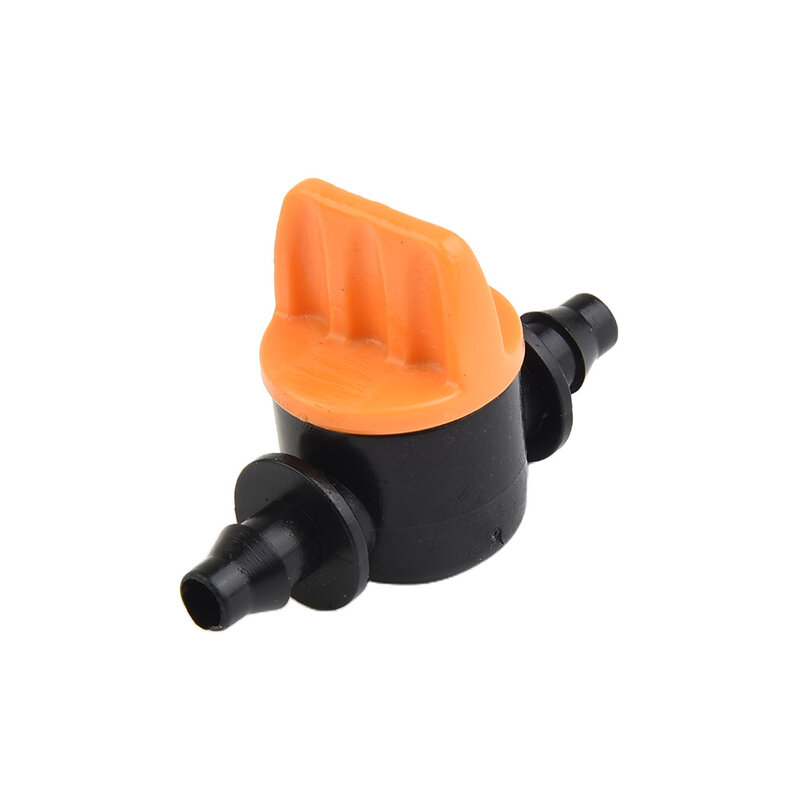 Mini Válvula de manguera de 20 piezas, accesorios de riego por goteo de jardín, conectores de tubería para válvula de Control de flujo de agua de 4/7mm