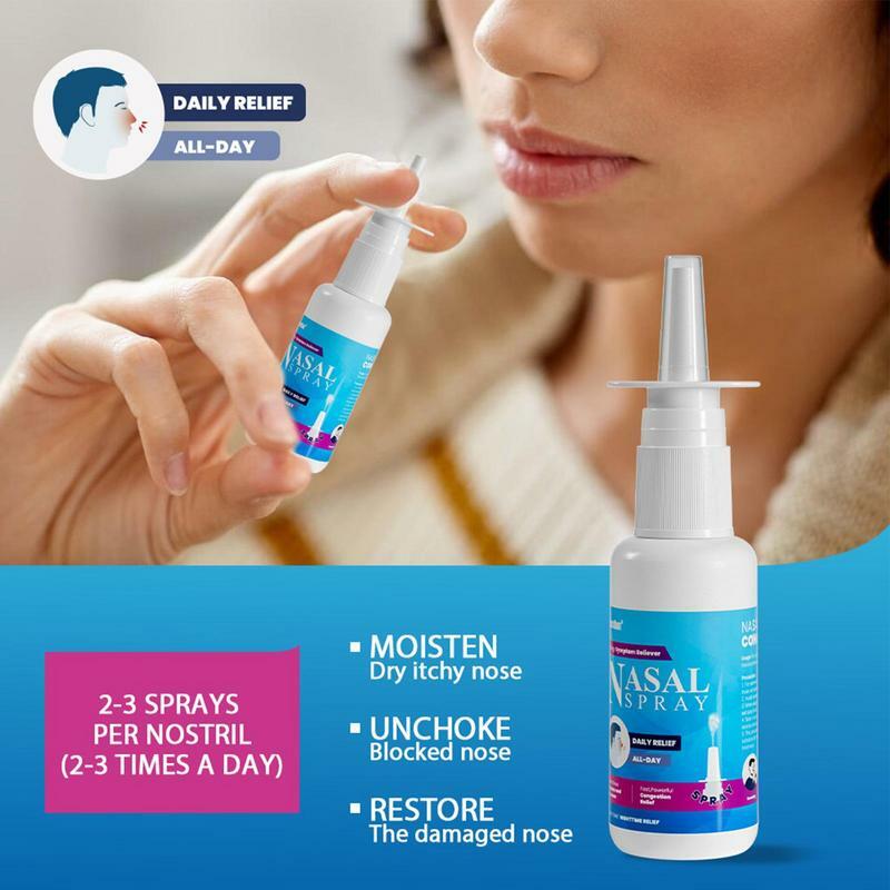 Spray do nosa 30ml Spray do nosa nawilżający Spray do nosa do nosa czysty woda morska do suchego nosa zatkany nos
