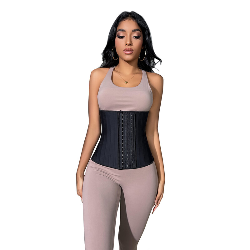 Waistband Sashes Fajas Reductoras Waist Shaper Slim Belt Cincher Latex Corselet With Pushing Air Hole