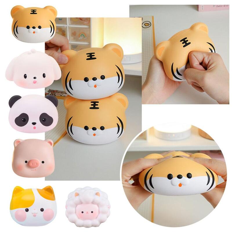 Creative PU Squeeze Toy Funny Cute Animal Type Slow Rebound  Release Decompression Toys For Kid's K9J8