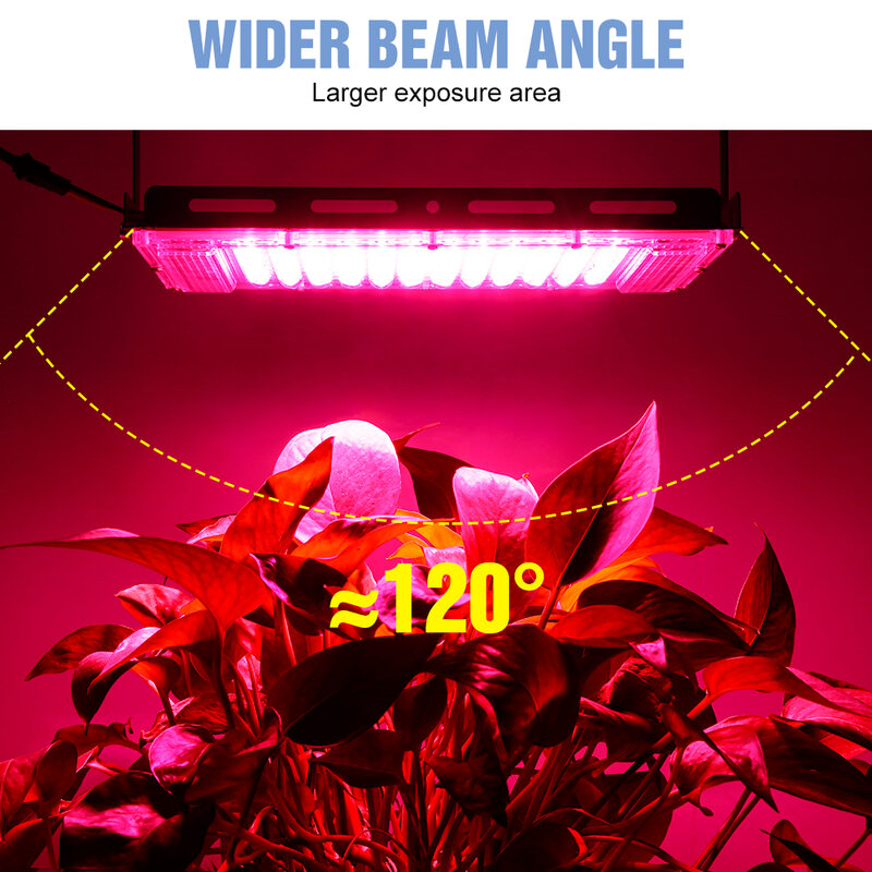 Led espectro completo phyto lâmpada plantas de interior hidropônico crescer luz ip65 à prova dwaterproof água com suporte led phytolamp para projector planta