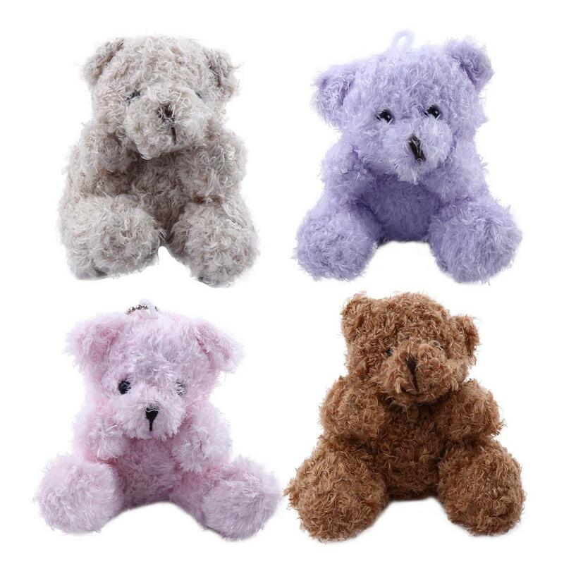 Present Plush Bear Key Chain Filling Decoration Stuffed Animal Toys Plush Bear Keychains Bear Plush Toys Teddy Bear Pendant